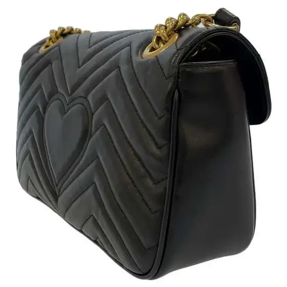 Gucci Gg Marmont Chain Shoulder Bag #90903G11B - Picture 2 of 15